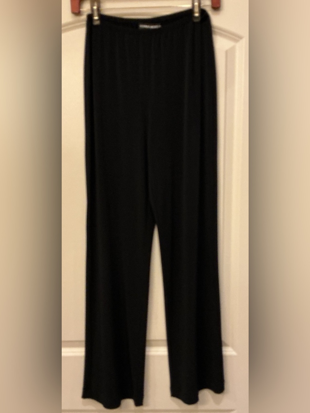 Donna Morgan Petites Black Wide Leg Pull On Trousers Size 4P